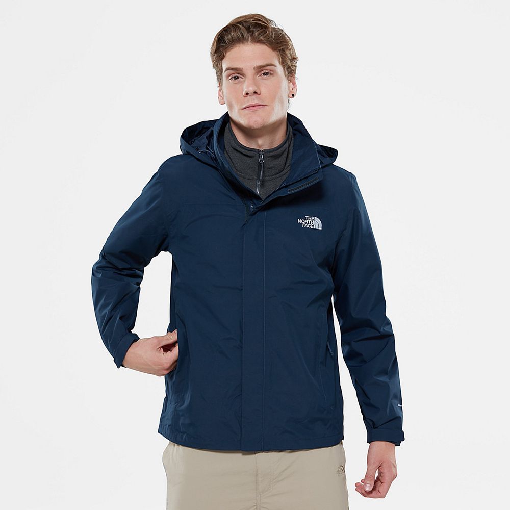 The North Face Insulated Jacket Mens Australia - The North Face Sangro Navy Hiking (QYB-068325)